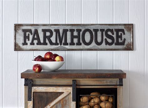 metal farmhouse sign w box letters|Metal Farmhouse Letters .